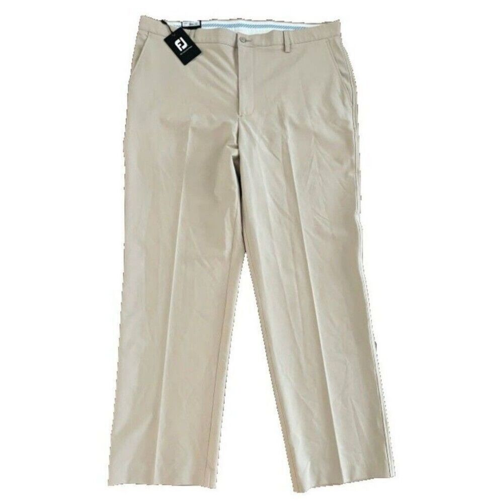 FootJoy Perfect Pants Men’s Golf Pants W42 L32 Khaki NWT